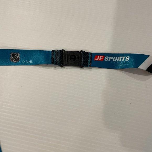🏒3/$15🏒 San Jose Sharks JF Sports NHL Breakaway Lanyard 17" - NEW - Picture 5 of 5